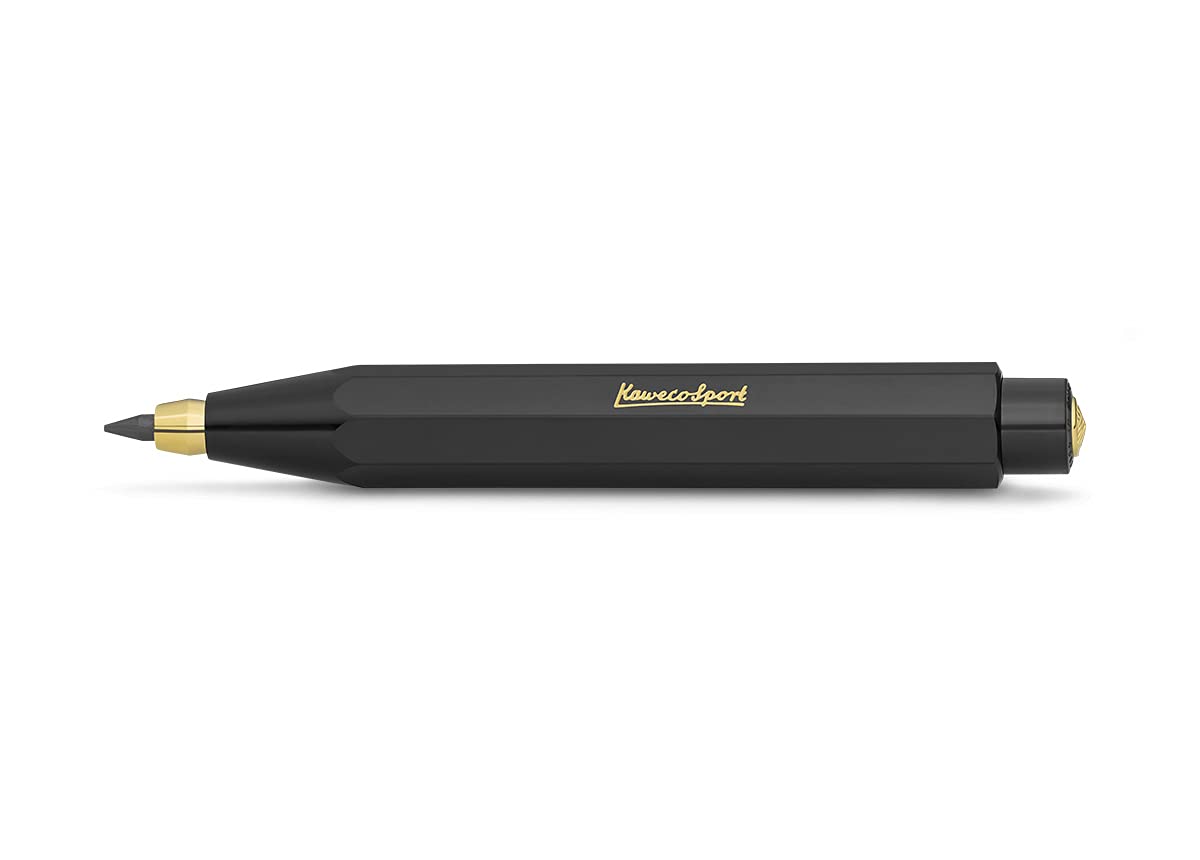 Kaweco CLASSIC SPORT Clutch Pencil Black 3.2 mm 5B I Mechanical Lead Pencil in Classic Design 10.5 cm I Refillable