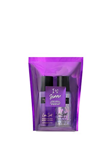 Victoria's Secret Love Spell 2pc Shimmer Gift Set Bag, Shimmer