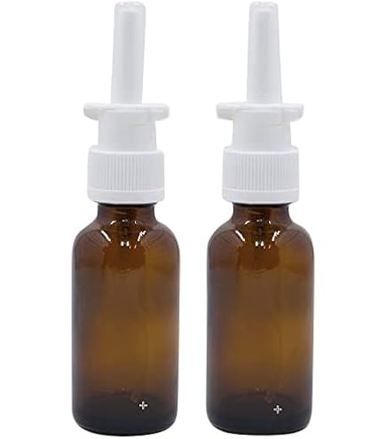 Botella De Spray Nasal De 60 Ml - Pulverizador Recargable, Vacío, Ideal Para Solución Salina, Plata Coloidal Y Líquidos