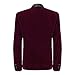 MAGE MALE Men's 2-Piece Suit Velvet Blazer Tuxedo Slim Fit One Button Stylish Dinner Jacket & Pants & Bow Tie
