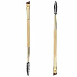 Makeup IBTS® 1PCS Makeup Bamboo Handle Double Eyebrow Brush + Eyebrow Comb