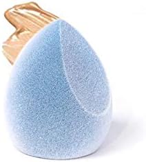 1PC Make Up Microfiber Velvet Sponge, Latex-Free, Dual Layer Technology, Flawless Makeup Blender for Foundations, Powders and Creams, Liquid Base Foundation (Blue)