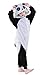 Newcosplay Children Unisex Pajamas Kids Animal Costume Cosplay Sleeping Wear (125, Panda)