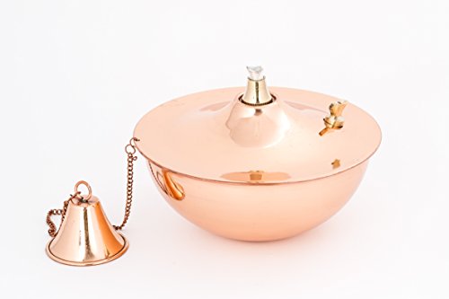 Legends Direct Maui Tabletop, Landscape Torch, Patio Light, Tabletop Lantern, Lighting (Smooth Copper) - Thumbnail 7