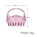 Vebiys Hair Scalp Massager Shampoo Brush - Scalp Brush For Hair Washing - Upgraded Head scrubber, Soft Silicone Bristles For Exfoliating And Remove Dandruff, Improve Hair Growth(Pink)