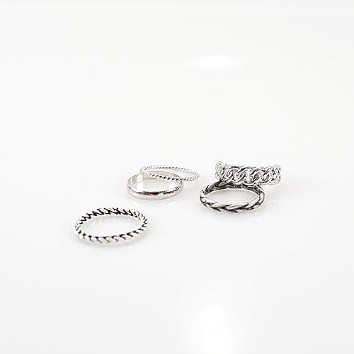 Korea Star Accessories BTS st. Liar Ring (5 in 1 set) (MADC883)