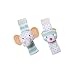 Manhattan Toy Playtime Plush Toy, Elephant & Bear Wrist Rattle