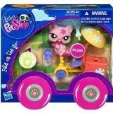 Littlest pet shop pets on the go cat with tricycle #184…