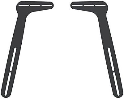 ViiRO Universal Soundbar Mounting Bracket Supports Sound Bars Up To 33 lbs (15kg) Mounts To TV or TV Mounting Bracket