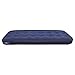 Milestone Single Flocked Air Mattress Bed, Blue