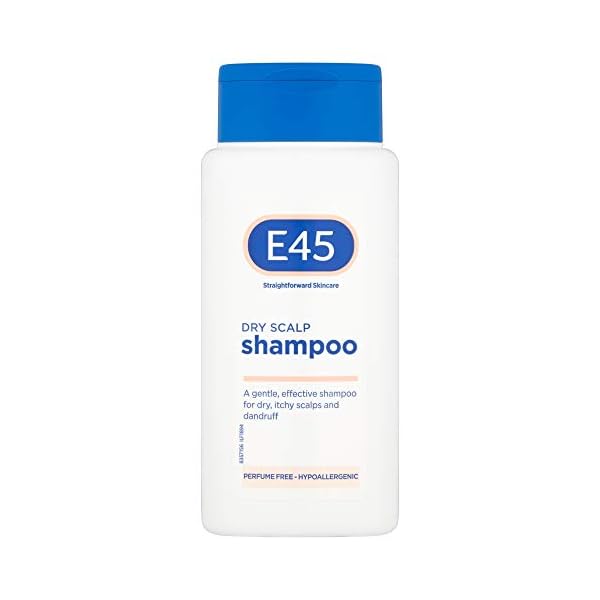 E45-Dry-Scalp-Shampoo-200-ml E45 Dermatological Dry Scalp Shampoo 200 ml - E45 Shampoo for Dry Scalp Relief – Dry Scalp Shampoo with Pro Vitamin B5…