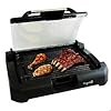 MegaChef-Dual-Surface-Heavy-Gauge-Aluminum-Reversible-Indoor-Grill-and-Griddle-with-Removable-Glass-Lid-15-by-11-Black