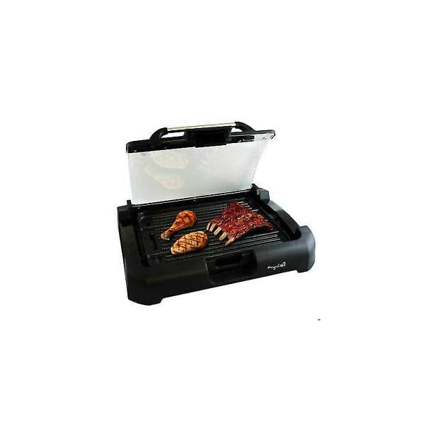 MegaChef-Dual-Surface-Heavy-Gauge-Aluminum-Reversible-Indoor-Grill-and-Griddle-with-Removable-Glass-Lid-15-by-11-Black
