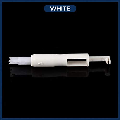 Samoii Sewing Machine Insertion Needle Threader Threading Apparatus Wire Guide Tool Device Applicator Handle Thread Tool (White)