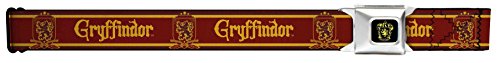 Gryffindor & Crest Stripe Reds/gold Seatbelt Belt