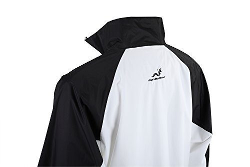 Woodworm Golf V2 Mens Waterproof Jacket and Pants Golf Rainsuit White Medium - Thumbnail 3