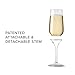 TOSSWARE POP 6oz Stemmed Flute SET OF 12, Premium Quality, Recyclable, Unbreakable & Crystal Clear Plastic Champagne Glasses, 12 Count (Pack of 1)