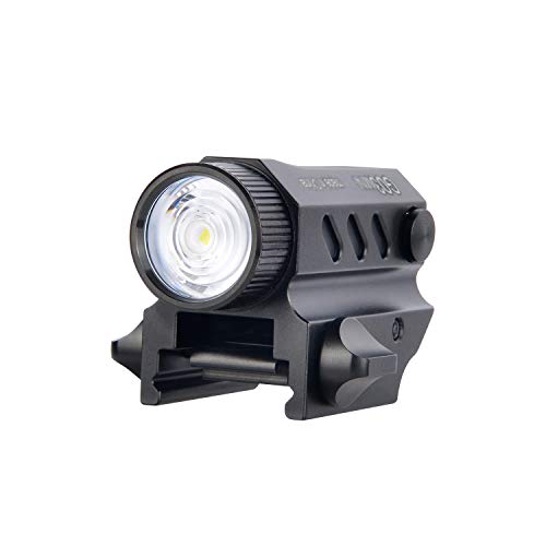 Garberiel G03 LED Handgun Flashlight 320 Lumens 1 Modes Waterproof LED Tactical Gun Flashlight Torch Light for Glock and MIL-STD-1913 Rail