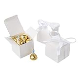 AWELL White Gift Candy Box Bulk 2x2x2 inches with