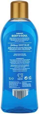 Astonish Deep Blue Bath Soak 950ml Sweet Refreshing Fragrance for Relaxation & view 2