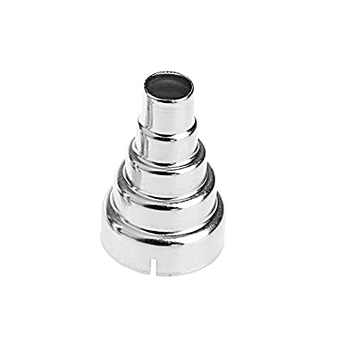 Heat Gun Nozzles Kits, Stainless Steel Hot Air Gun Soldering Station Nozzle Accessory for Heat Gun Solder Tool (5 Knots)
