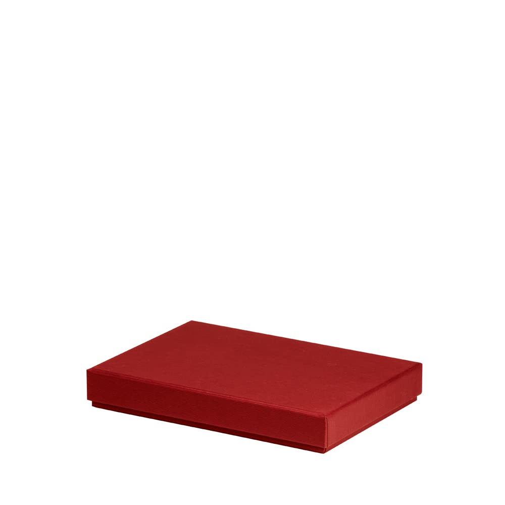 Rössler Boxline 13521453361 Cardboard Box Rectangular Suitable for DIN A5 Red Pack of 1
