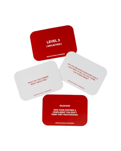 WE'RE NOT REALLY STRANGERS Card Game - 150 Conversation Cards for Adults, Teens, Couples, & Strangers - Icebreaker Questions for Game Night or Date Night, Ages 15+, 2-6 Players