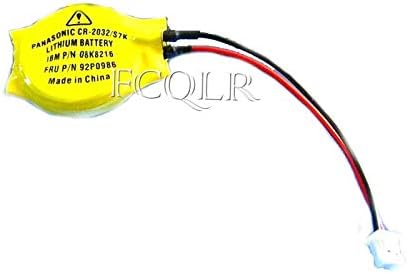 FCQLR 1PCS Compatible for IBM Thinkpad T60 T61 T60P T61P Backup CMOS RTC Reserve Battery