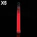 Water & Wood 5 PCS 6″ Glow Sticks Light Stick Party Fun Camping Emergency Survival Lights Glowstick Redthumb 4