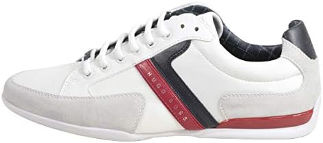 hugo boss mens white trainers