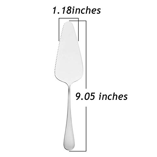 Cake Server, Pack of 6, AOOSY Stainless Steel Cake Server, Wedding Cake Knife for Party and Daily User, Safe in Dishwasher