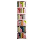 Multi-Tier Rotating Bookcase Simple Floor Standing