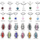 Pro Jewelry Birthstone Spacer Bead Charm