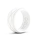 Enso Mens Infinity Silicone Ring, White 10
