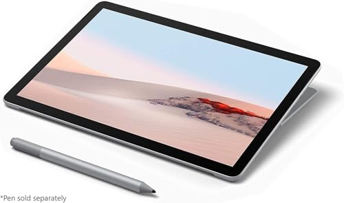 Microsoft Surface Stz-00001 Go 2 10.5-Inch Tablet, WiFi, 4Gb Ram, 64Gb Emmc, Windows 10 Pro, Silver