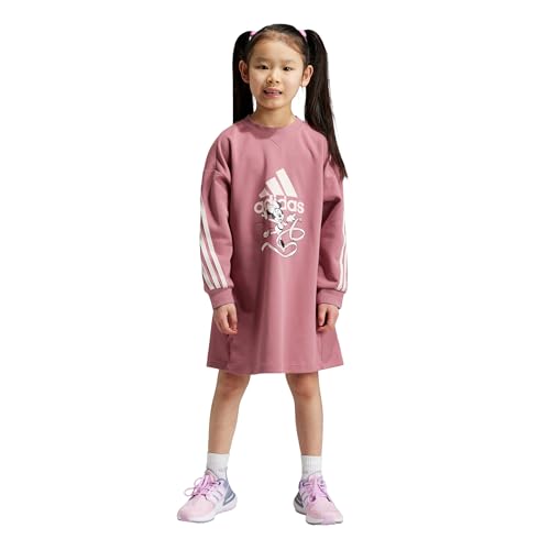 Adidas Unisex-Kid's Disney Minnie and Daisy Dress, Preloved Crimson/Sandy Pink…
