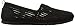 Skechers BOBS Women's Plush Lite-Peek Ballet Flat, Black/Black, 10 M US