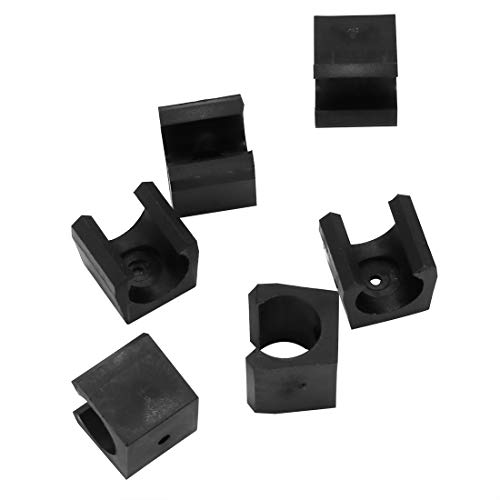 image for Cosylove 6 Pool Cue Sticks Wood Rack Cue Locating Clip Red Billiards S