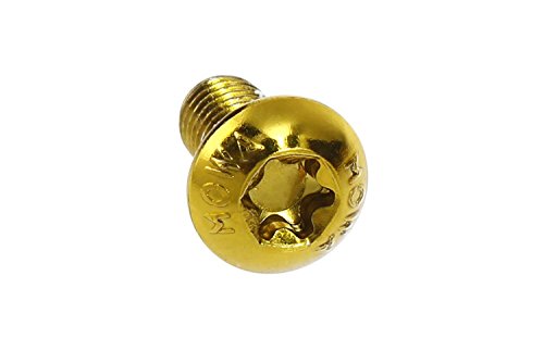 MOWA Cyclocross Mtb Mountain Bicycle Cycling Bike Disc Brake Rotor Bolts Screws (Gold) - Thumbnail 2