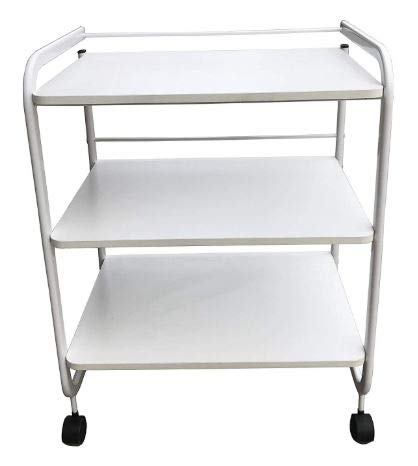 EDELWEISS BEAUTY Carrito estética Carro Oficina (60x43x82cm, Blanco)