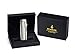 TOMOLO Torch Lighter Quadruple 4 Jet Flame Refillable Butane Cigar Lighter with Cigar Punch,Gift Box(Silver)