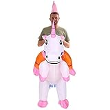 YEAHBEER Inflatable Costume Dinosaur Costumes Unicorn Cosplay Costumes Halloween Costume Costumes (Unicorn Adults)