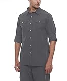 Little Donkey Andy Men's Stretch Quick Dry UPF50+ Long Sleeve Shirt for Hiking, Travel, Camping