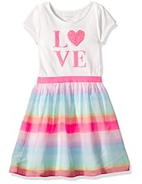 The Children's Place Vestido de punto de manga corta para niña