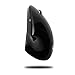 Adesso iMouse E10 - Vertical Ergonomic Optical 6-Button 2.4 GHz RF Wireless Mouse - Right Hand Orientation, Black