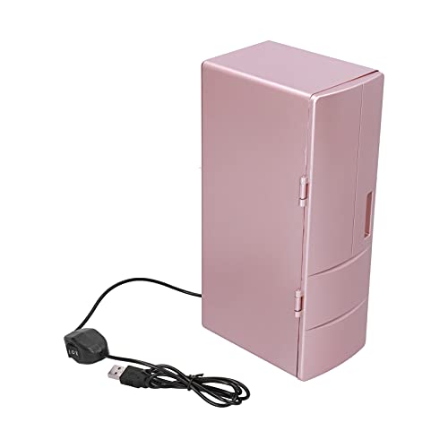 Sorandy Small Cold Warm Fridge, Mini USB Portable Car Refrigerator for Bedroom Office Dorm Room, Dual Use Electric Cooler & Warmer Food Drinks Skincare Beverage Cosmetics Medicines