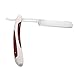 Anself Stainless Steel Straight Edge Barber Razor Folding Shaver Knife Blade Shaving Tool