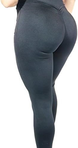 Fitdolls Premium High Waisted Booty Scrunch Workout Leggings (Medium)