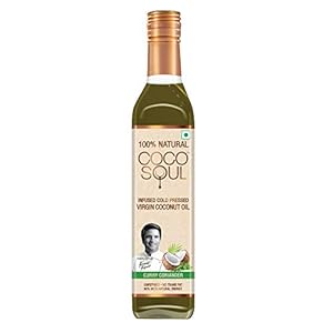Coco Soul Curry Coriander Infused Oil Bottle, 250 ml