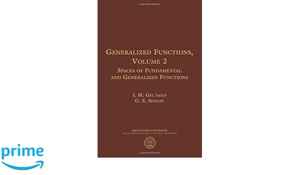 gelfand shilov generalized functions